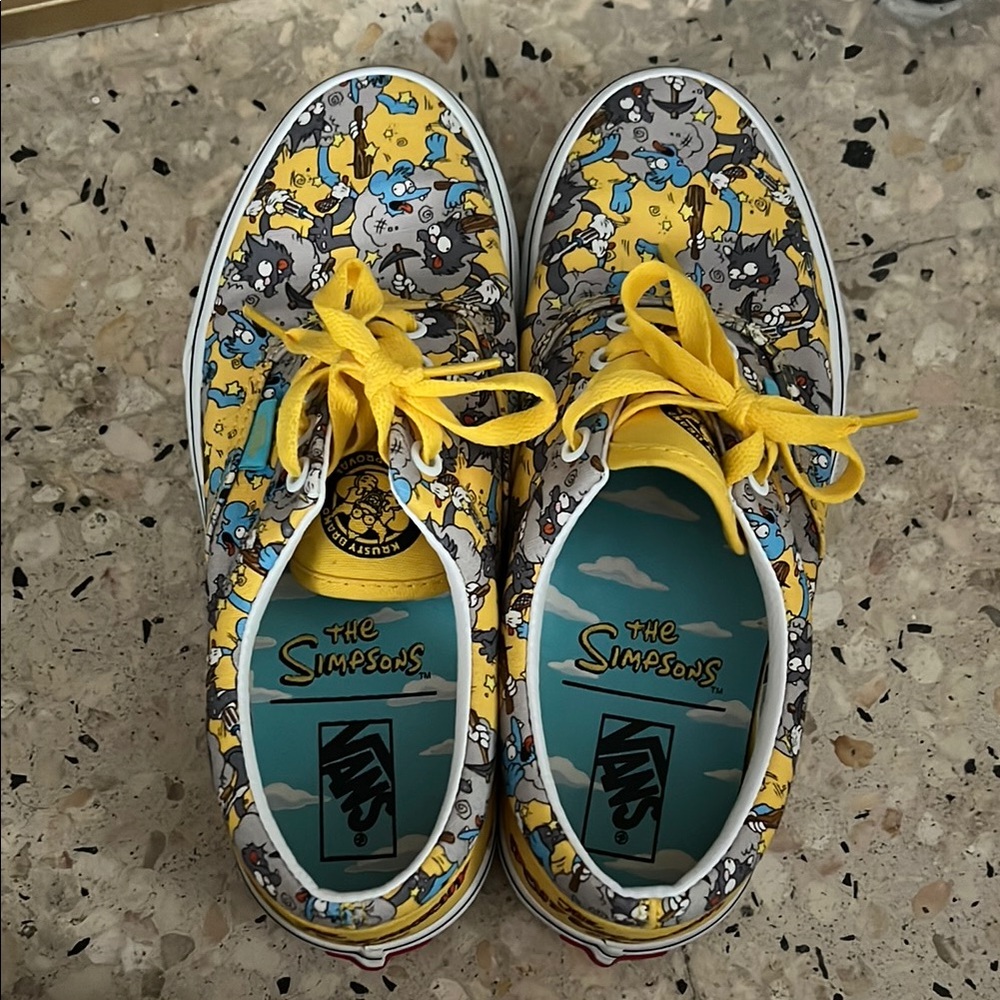 Vans The Simpsons - Itchy & Scratchy Sneakers - Yellow - Picture 4 of 6